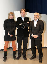 v.l.: Johanna Hierzegger, LR Dr. Christian Buchmann, DI Igo Huber.