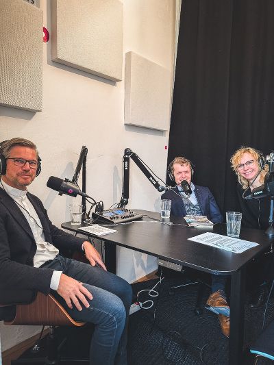 Alois Kölbl und Johannes Rauchenberger im Podcast Studio 